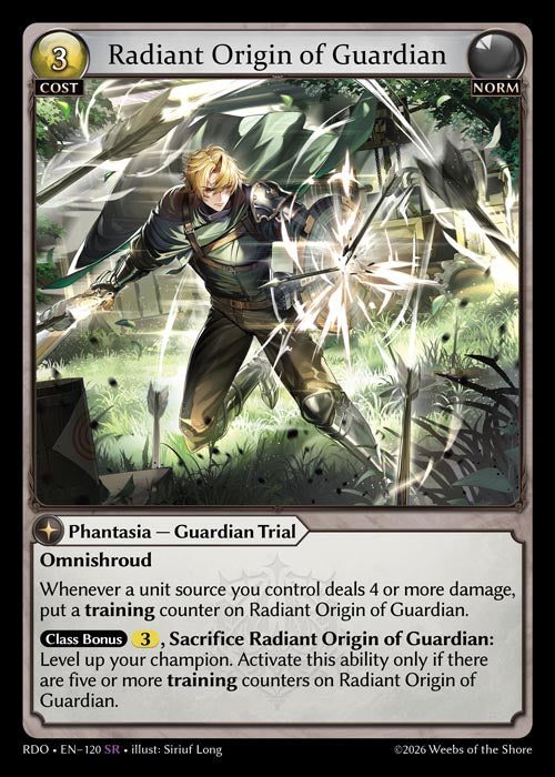 [120]【EN】Radiant Origin of Guardian【RDO】[SR][Norm]
