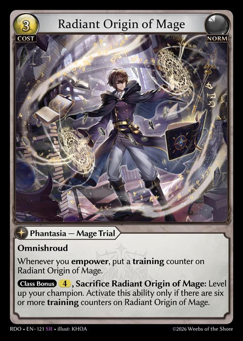 [121]【EN】【FOIL】Radiant Origin of Mage【RDO】[SR][Norm]