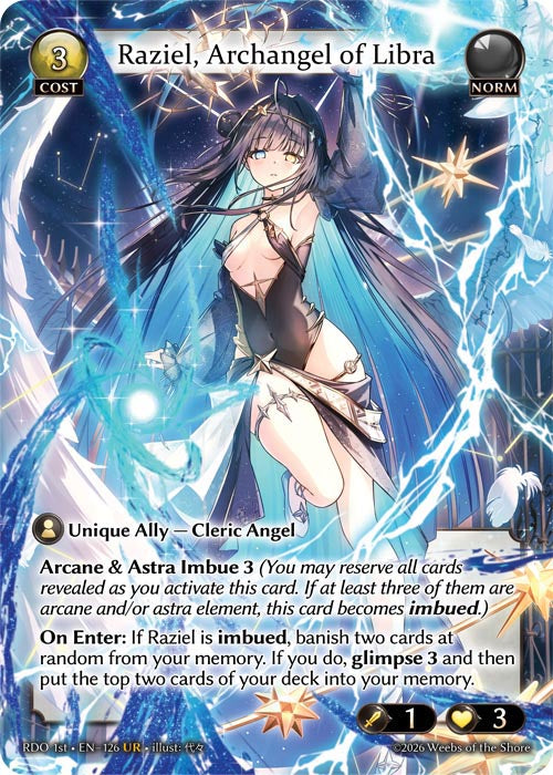 [126]【EN】Raziel, Archangel of Libra【RDO1st】[UR][Norm]