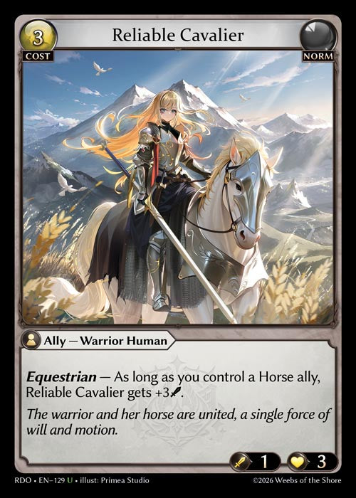 [129]【EN】【FOIL】Reliable Cavalier【RDO】[U][Norm]