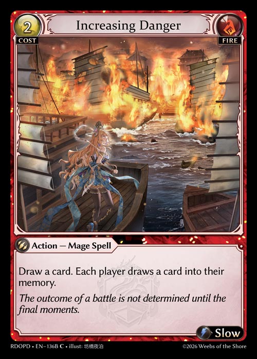 [136B]【EN】Increasing Danger【RDOPD】[C][Fire]