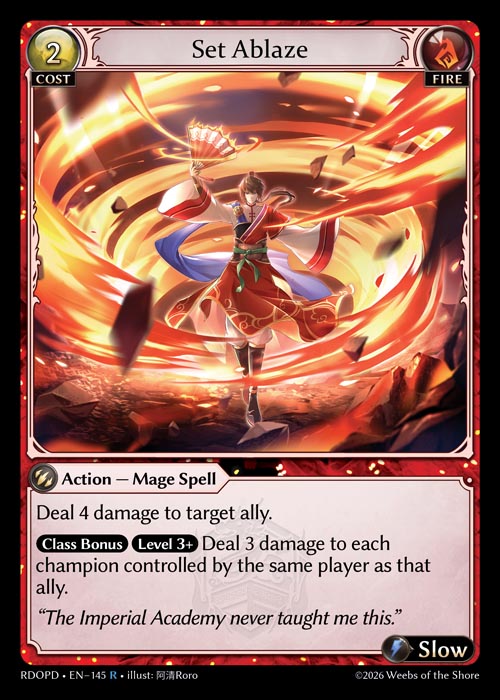 [145]【EN】Set Ablaze【RDOPD】[R][Fire]