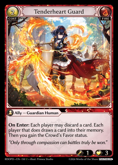[150]【EN】Tenderheart Guard【RDOPD】[U][Fire]