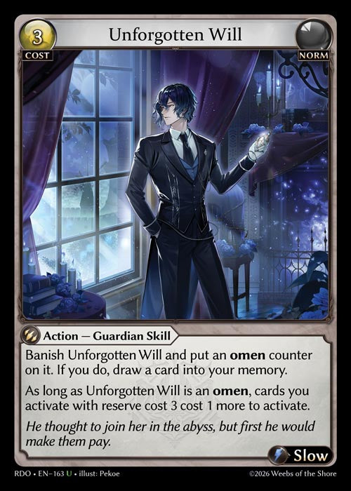 [163]【EN】Unforgotten Will【RDO】[U][Norm]