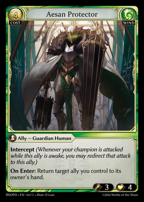 [163]【EN】Aesan Protector【RDOPD】[U][Wind]
