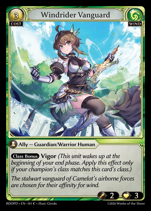 [181]【EN】Windrider Vanguard【RDOPD】[C][Wind]