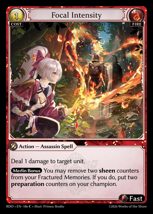 [186]【EN】【FOIL】Focal Intensity【RDO】[C][Fire]