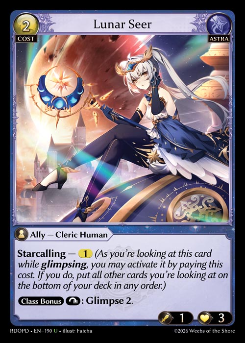 [190]【EN】Lunar Seer【RDOPD】[U][Astra]