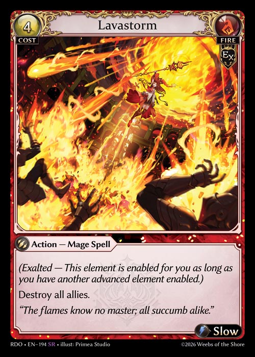 [194]【EN】【FOIL】Lavastorm【RDO】[SR][Fire]