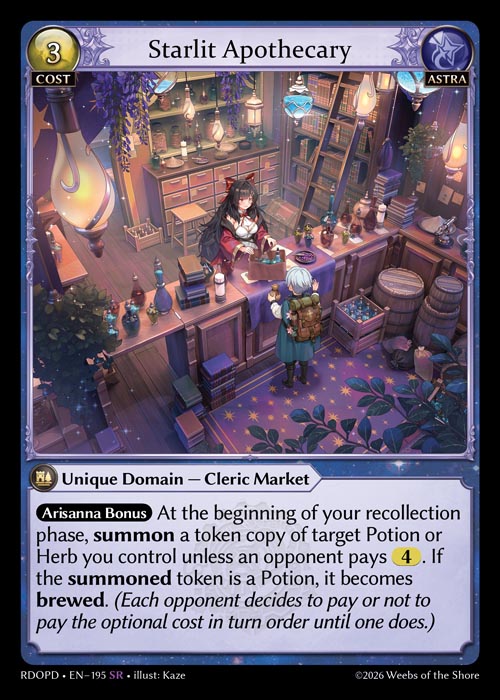 [195]【EN】Starlit Apothecary【RDOPD】[SR][Astra]