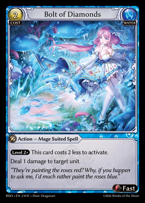[210]【EN】【FOIL】Bolt of Diamonds【RDO】[C][Water]