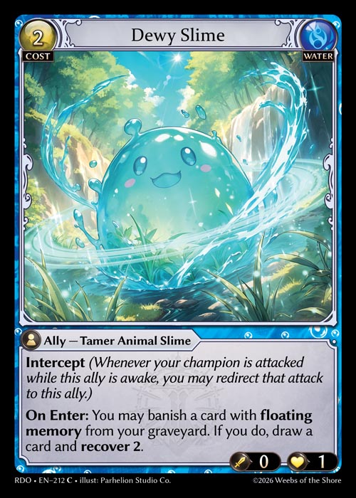 [212]【EN】Dewy Slime【RDO】[C][Water]