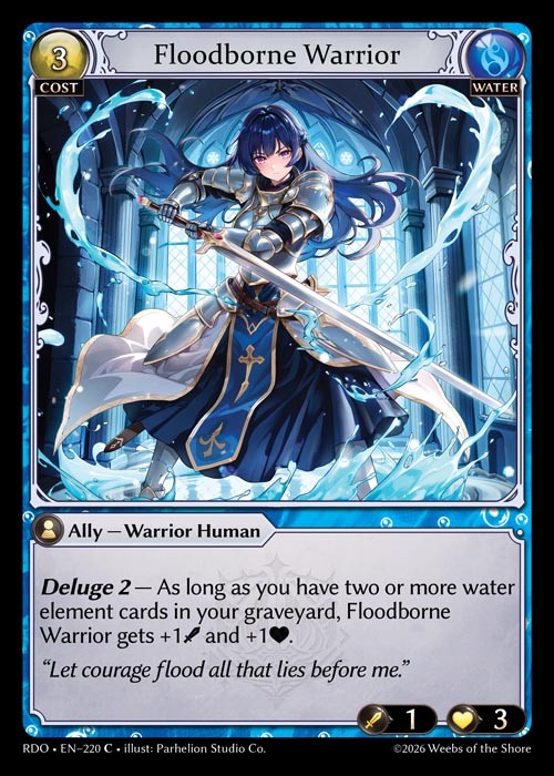 [220]【EN】Floodborne Warrior【RDO】[C][Water]