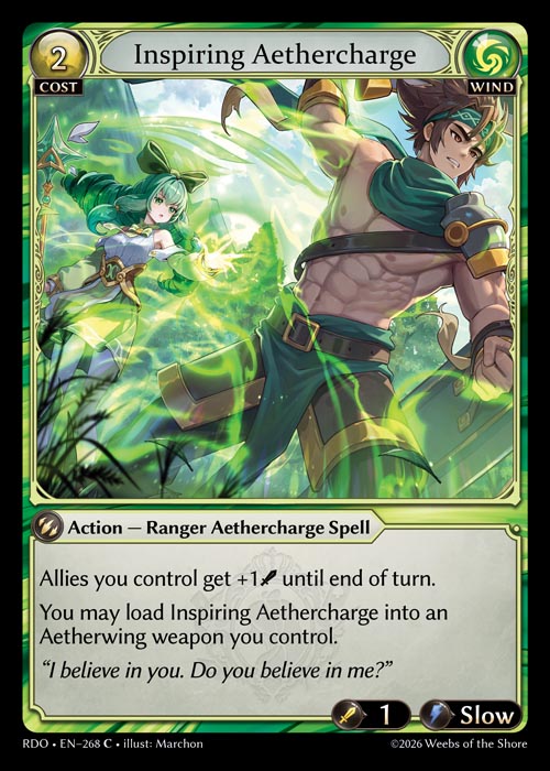 [268]【EN】Inspiring Aethercharge【RDO】[C][Wind]