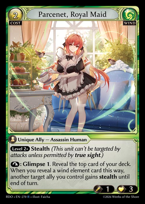 [270]【EN】Parcenet, Royal Maid【RDO】[R][Wind]