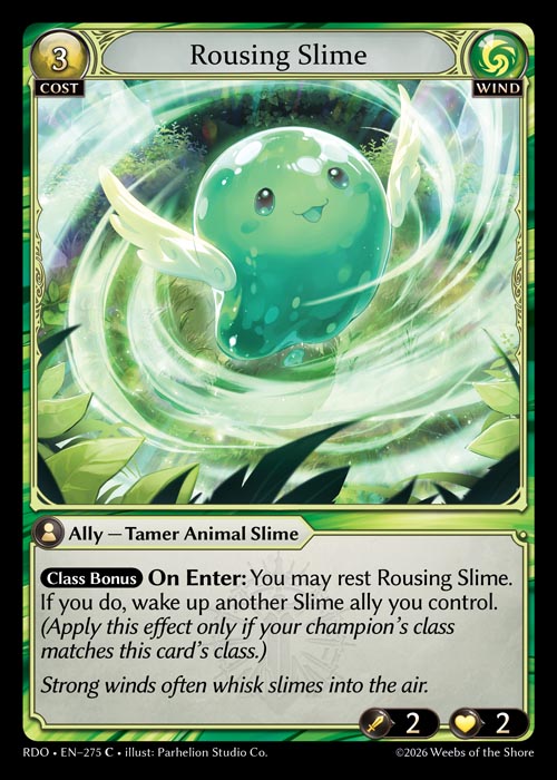 [275]【EN】Rousing Slime【RDO】[C][Wind]