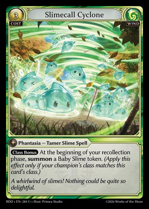 [284]【EN】【FOIL】Slimecall Cyclone【RDO】[U][Wind]
