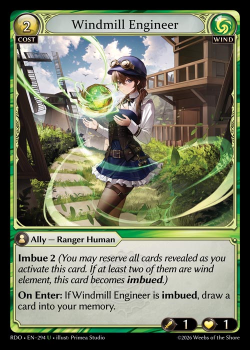 [294]【EN】Windmill Engineer【RDO】[U][Wind]