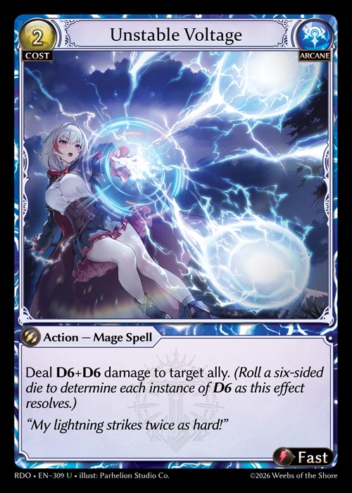[309]【EN】【FOIL】Unstable Voltage【RDO】[U][Arcane]