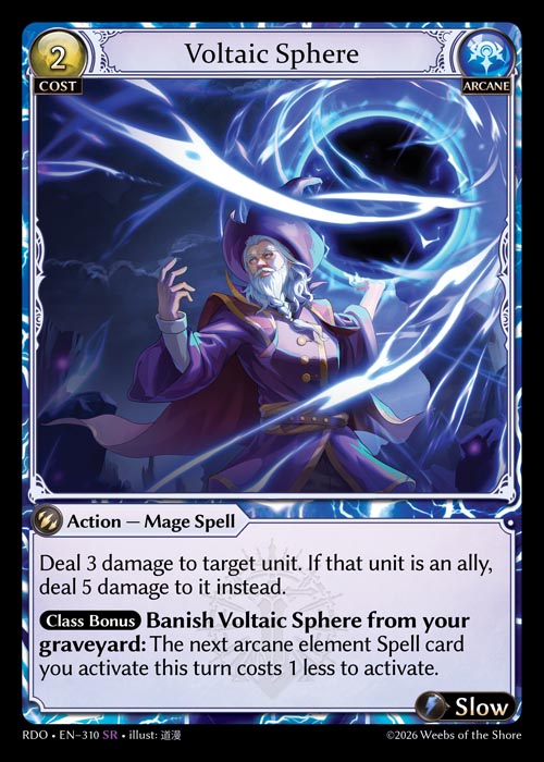 [310]【EN】Voltaic Sphere【RDO】[SR][Arcane]