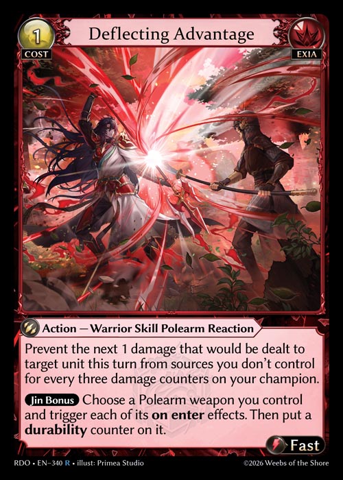 [340]【EN】【FOIL】Deflecting Advantage【RDO】[R][Exia]