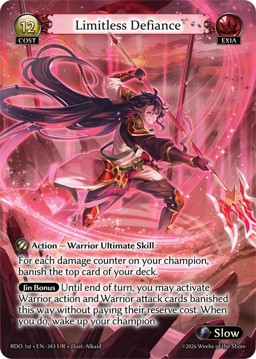 [343]【EN】Limitless Defiance【RDO1st】[UR][Exia]