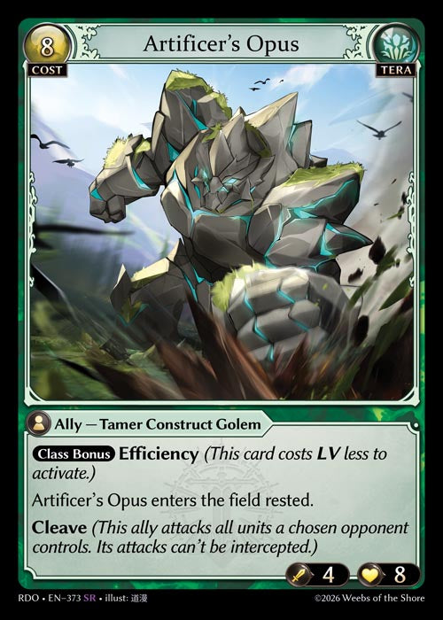[373]【EN】Artificer's Opus【RDO】[SR][Tera]