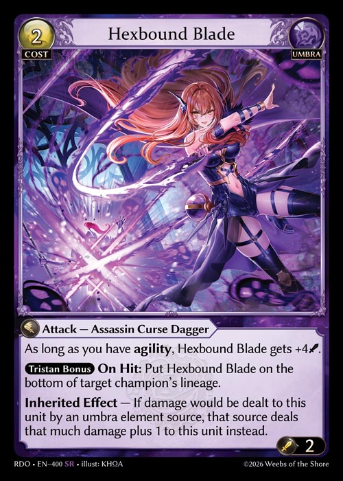[400]【EN】Hexbound Blade【RDO】[SR][Umbra]