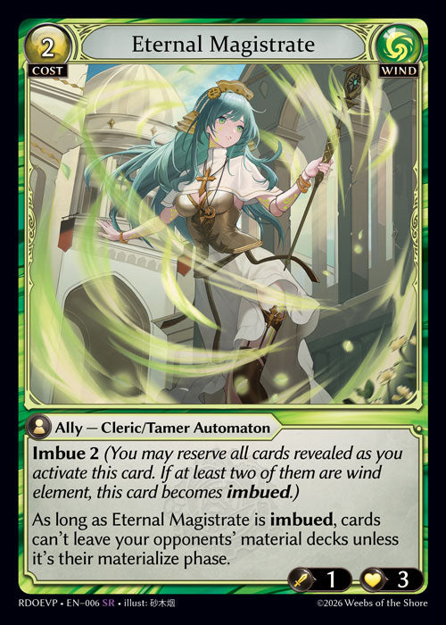 [006]【EN】Eternal Magistrate【RDOEVP】[SR][Wind]