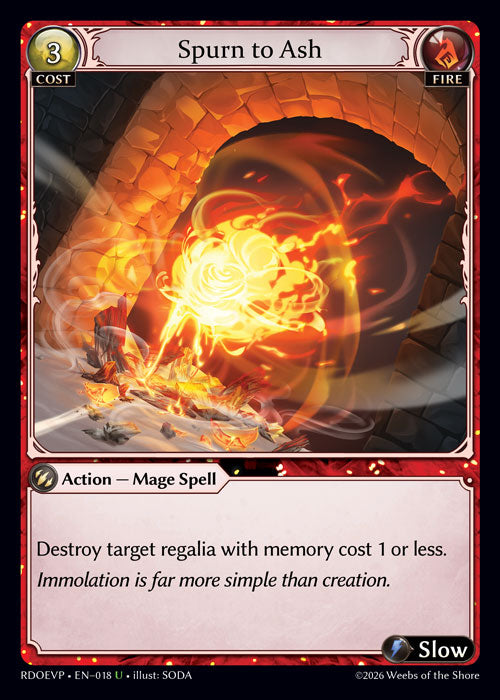 [017]【EN】【FOIL】Shatter the Brittle【RDOEVP】[R][Fire]