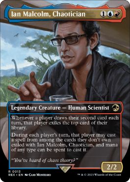 [013]【EN】■ボーダーレス■カオス理論家、イアン・マルコム/Ian Malcolm, Chaotician【REX】[R][多色]