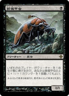 [117]【JP】【FOIL】葬儀甲虫/Mortician Beetle【ROE】[R][黒]
