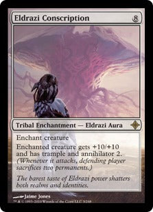 [003]【EN】【FOIL】エルドラージの徴兵/Eldrazi Conscription【ROE】[R][無]