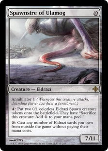 [011]【EN】【FOIL】ウラモグの種父/Spawnsire of Ulamog【ROE】[R][無]