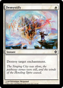[018]【EN】【FOIL】啓蒙/Demystify【ROE】[C][白]