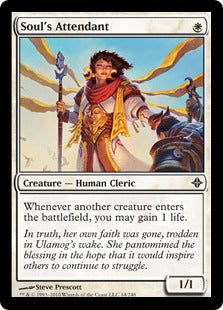 [044]【EN】魂の従者/Soul's Attendant【ROE】[C][白]