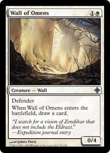 [053]【EN】前兆の壁/Wall of Omens【ROE】[U][白]