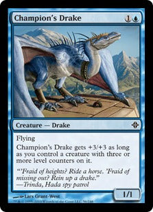 [056]【EN】勇者のドレイク/Champion's Drake【ROE】[C][青]