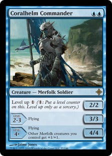 [057]【EN】【FOIL】珊瑚兜の司令官/Coralhelm Commander【ROE】[R][青]
