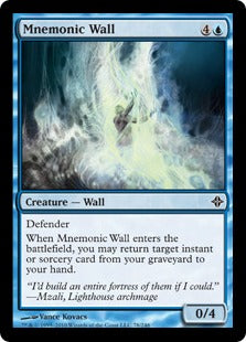 [078]【EN】【FOIL】記憶の壁/Mnemonic Wall【ROE】[C][青]