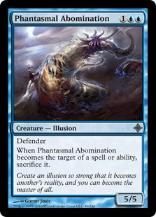 [080]【EN】【FOIL】幻影の嫌悪者/Phantasmal Abomination【ROE】[U][青]