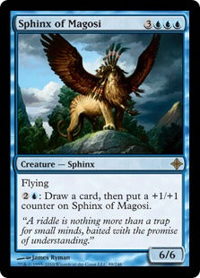 [089]【EN】【FOIL】マゴーシのスフィンクス/Sphinx of Magosi【ROE】[R][青]