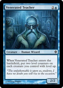 [093]【EN】【FOIL】敬慕される教師/Venerated Teacher【ROE】[C][青]