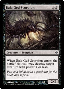 [095]【EN】バーラ・ゲドの蠍/Bala Ged Scorpion【ROE】[C][黒]