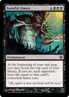 [096]【EN】【FOIL】有害な前兆/Baneful Omen【ROE】[R][黒]