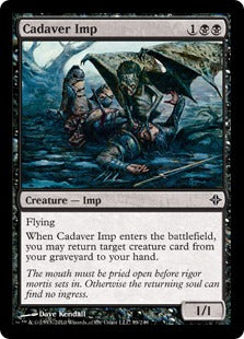 [099]【EN】【FOIL】死者のインプ/Cadaver Imp【ROE】[C][黒]