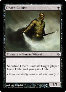 [105]【EN】【FOIL】死の信者/Death Cultist【ROE】[C][黒]