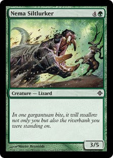 [200]【EN】【FOIL】ネーマの沈泥潜み/Nema Siltlurker【ROE】[C][緑]