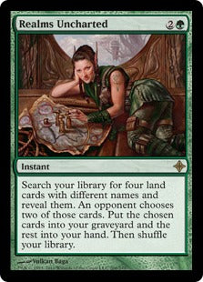 [206]【EN】【FOIL】未知な領域/Realms Uncharted【ROE】[R][緑]