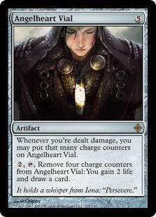 [215]【EN】【FOIL】天使心の薬瓶/Angelheart Vial【ROE】[R][茶]